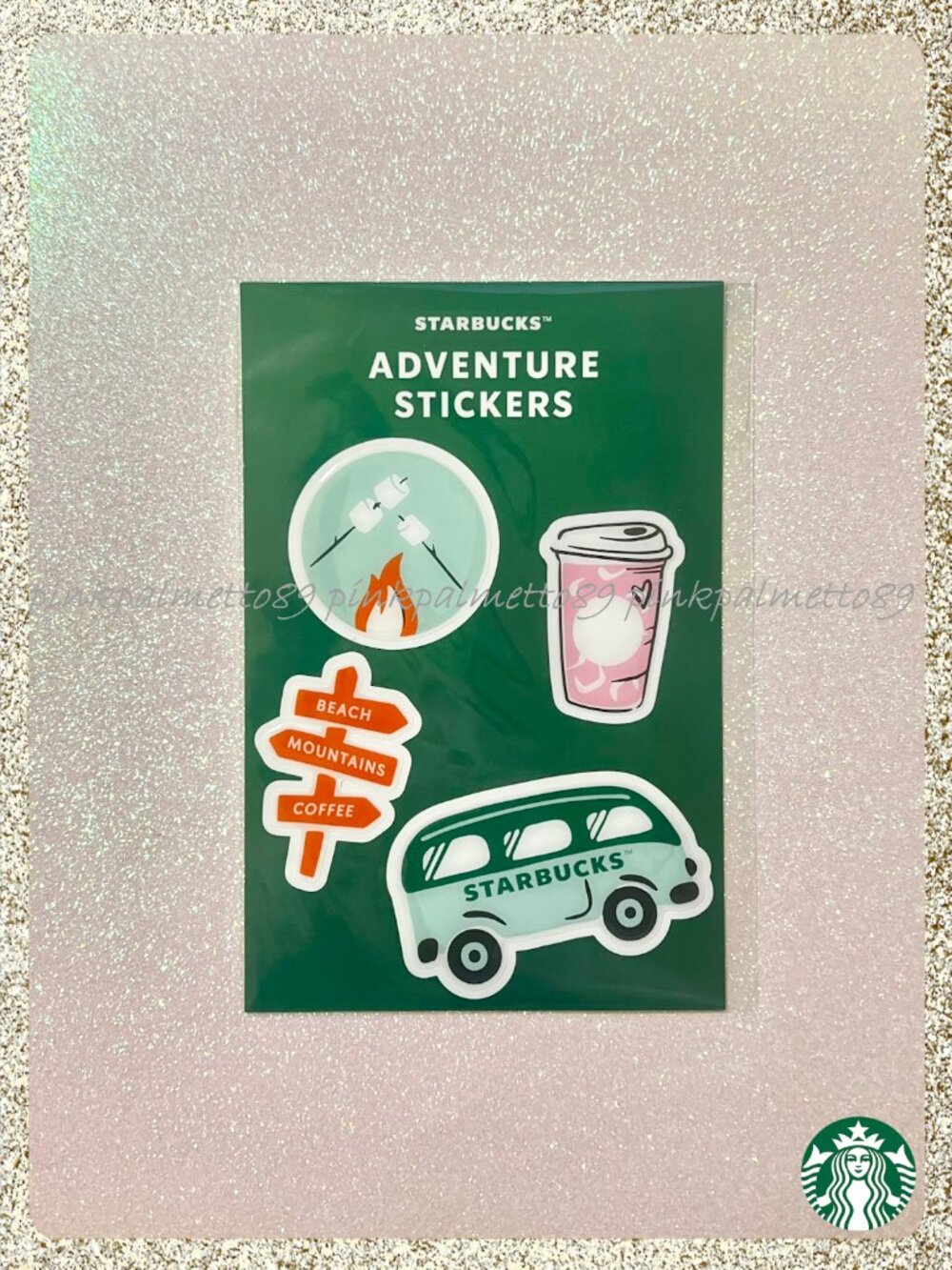 ✨💚 NWT 2026 Starbucks Road Trip Adventure Stickers Pack